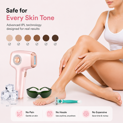 Innza IPL hair removal device with ice cooling 